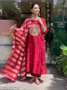 Kurti rani gola pata duptta set