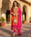 Women wear bandhni pattan pink @ orange kurti and pant with dupttaa
