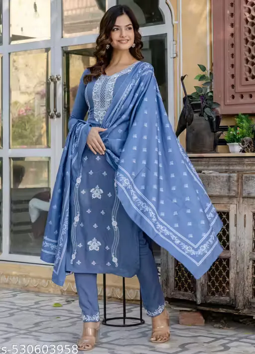 Anarkali suit women | kurti set with dupatta | kurti pant set with dupatta | cotton kurta set with dupatta | patiala suit readymade