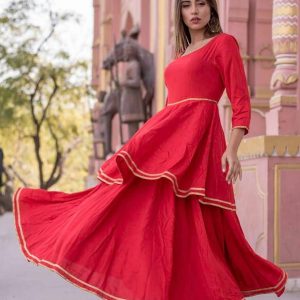 Red Kurti